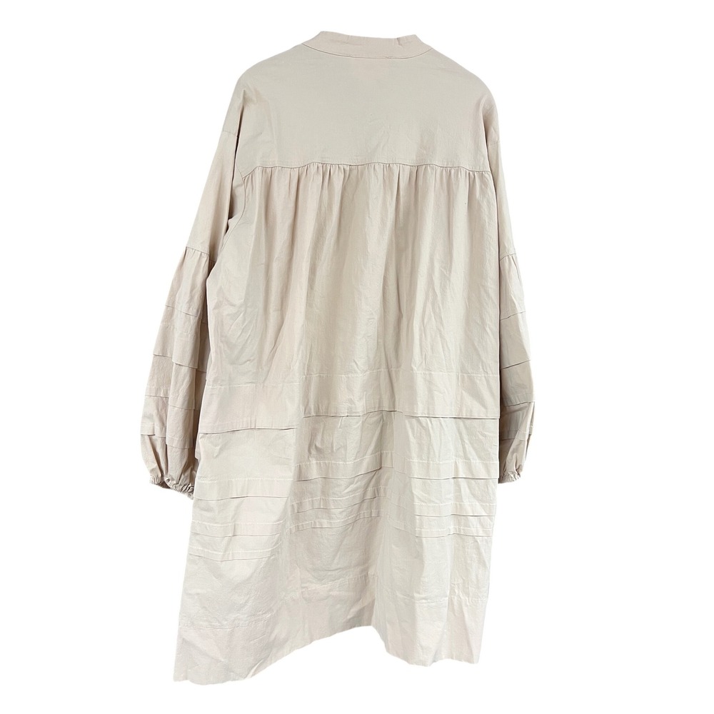 Tuckernuck Pomander Place Chelsea Dress Tan Size XXL Puff Sleeve Mini - Picture 5 of 7
